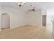 Bright open living space showcasing modern flooring at 16603 Corner Lake Dr, Orlando, FL 32820