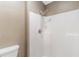 The shower in the bathroom at 16603 Corner Lake Dr, Orlando, FL 32820