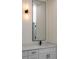 Bathroom with modern vanity, quartz countertop, and black hardware at 1868 14Th St, Orange City, FL 32763