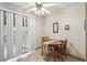 Inviting dining area featuring a round table and chairs with access to the outdoor patio at 206 Gerry Dr, Altamonte Springs, FL 32714