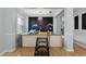 Custom-built play area featuring a chalkboard wall and stairs leading to a soft, colorful play pit at 207 Via Tuscany Loop, Lake Mary, FL 32746
