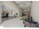 Spacious two car garage featuring epoxy floors and plenty of extra space for storage at 3990 Bannock Ave, Tavares, FL 32778