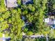 Aerial view of property with surrounding trees and privacy at 14202 Nell Dr, Orlando, FL 32832