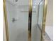 Shower in a bathroom. The tiling appears to be newly installed at 2149 Mallard Creek Cir, Kissimmee, FL 34743