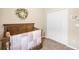 This Bedroom showcases a crib, floral decor, and interior design, creating a serene atmosphere at 253 Clydesdale Cir, Sanford, FL 32773