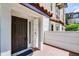 Front entrance with a dark brown front door at 4244 Messina Dr, Lake Mary, FL 32746