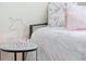 Bedroom detail featuring bedside table with unicorn themed decorations and bedding, creating a whimsical touch at 4973 Windermere Ave, Kissimmee, FL 34746
