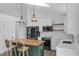 Bright, updated kitchen featuring stainless steel appliances and a butcher block island at 762 Lake Como Dr, Lake Mary, FL 32746