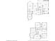 First and second floor plan showing layout of bedrooms, bathrooms, kitchen, and living spaces at 9128 Phillips Grove Ter, Orlando, FL 32836