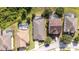 Aerial view of homes with backyard pools and well-maintained landscaping at 922 Suffolk Pl, Davenport, FL 33896
