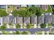Aerial view of the neighborhood with neatly landscaped yards and well-maintained homes at 10299 Cypress Knee Cir, Orlando, FL 32825