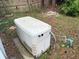 View of a Generac generator in a grassy yard at 16320 3Rd St, Umatilla, FL 32784