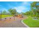 Community playground with swings, slides, and picnic area, ideal for Gathering fun at 1785 Red Canyon Dr, Kissimmee, FL 34744