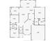Detailed floor plan showcasing the layout of the home, including bedrooms, bathrooms, and living spaces at 22 Bradford Ct, Kissimmee, FL 34758