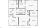 Second floor plan featuring bedrooms, bathrooms, laundry room, and game room layout at 4316 Foggy Oak Ln, Sanford, FL 32773