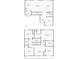 Detailed floor plans for both the first and second floors of the home at 4316 Foggy Oak Ln, Sanford, FL 32773