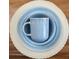 Blue dishware place setting on a table, a lovely, classic design is ready for a meal at 4974 Windermere Ave, Kissimmee, FL 34746