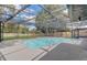 Inviting screened pool area features a ladder for easy access and creates a fun spot for outdoor fun at 5882 Marlberry Dr, Orlando, FL 32819