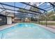 Private backyard with pool and full screen enclosure at 5882 Marlberry Dr, Orlando, FL 32819