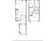 Two-story floor plan featuring a garage, kitchen, living room, dining room, bedrooms, and bathrooms at 641 Maple Oak Cir # 101, Altamonte Springs, FL 32701