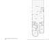 Downstairs floor plan featuring living room, kitchen, and dining room layout at 8913 Coconut Breeze Dr, Kissimmee, FL 34747