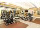 Well-equipped gym featuring treadmills, elliptical, and stationary bikes for a convenient workout experience at 911 N Orange Ave # 143, Orlando, FL 32801