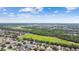 Wide aerial perspective of homes nestled within a lush, green landscape at 1041 Cherry Valley Way, Orlando, FL 32828