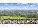 Panoramic aerial shot of residential area showcasing community layout and surrounding landscape at 1041 Cherry Valley Way, Orlando, FL 32828