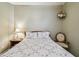 Cozy bedroom with natural lighting and traditional decor, featuring floral accents and a comfortable bed at 1041 Cherry Valley Way, Orlando, FL 32828