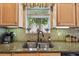 Charming kitchen sink view with a window and natural lighting, perfect for morning coffee at 1041 Cherry Valley Way, Orlando, FL 32828