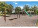 A fun playground area featuring swings, slide, and climbing dome perfect for outdoor enjoyment at 12255 Joshua Tree Trl, Windermere, FL 34786