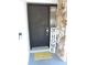 Welcoming front door with stone accents and decorative welcome sign at 1361 Sterling Oaks Dr, Casselberry, FL 32707