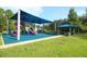 Spacious playground featuring various play structures, picnic tables, and a shaded area at 14130 Leicester Ln, Orlando, FL 32828