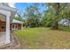 Expansive backyard with lush greenery and mature trees at 1908 S Farm Rd, Deland, FL 32720
