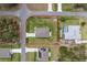 A clear aerial view of the property and the surrounding neighborhood, highlighting the lot's boundaries at 2925 Sw 172Nd Lane Rd, Ocala, FL 34473
