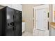 Modern kitchen featuring stainless steel appliances and white cabinets at 4558 Baleno Ln, Kissimmee, FL 34746