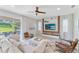 Bright and spacious living room with lots of natural light at 7456 Marker Ave, Kissimmee, FL 34747