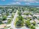 Aerial shot showing the property's location within a residential neighborhood with nearby streets at 7601 Aviano Ave, Orlando, FL 32819