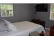 Cozy bedroom with warm grey walls, soft lighting, and comfortable furnishings, creating a relaxing atmosphere at 233 N Hudson St, Orlando, FL 32835