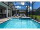 Stunning pool with clear water and relaxing lounge chairs on the patio, creating a perfect outdoor oasis at 2850 Bookmark Dr, Kissimmee, FL 34746