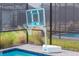 In-pool basketball hoop for a fun Gathering game of basketball at 2850 Bookmark Dr, Kissimmee, FL 34746