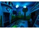 This unique ' room features bunk beds, a mural and themed design with cartoon decor at 2907 Fable St, Kissimmee, FL 34746