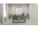 This is a home office with two chairs, a desk, a lamp, and a window at 326 Puma Loop, Groveland, FL 34736