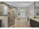 Bathroom with separate shower and bathtub at 3267 Regal Crest Dr, Longwood, FL 32779
