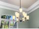 Modern chandelier with a view to outside at 3267 Regal Crest Dr, Longwood, FL 32779