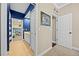 Hallway with doorways to bathroom and bedroom with bunk beds at 3267 Regal Crest Dr, Longwood, FL 32779