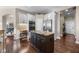 Modern kitchen with built-in double oven and stainless steel refrigerator at 3267 Regal Crest Dr, Longwood, FL 32779