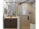 Walk-in shower features glass door and tile surround at 3267 Regal Crest Dr, Longwood, FL 32779