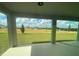 This patio offers a fantastic view of the backyard at 335 Ridgemark Ave, Groveland, FL 34736