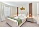Tastefully designed bedroom with a comfortable bed, soft linens, and chic decor for ultimate relaxation and comfort at 4021 Lana Ave, Davenport, FL 33897